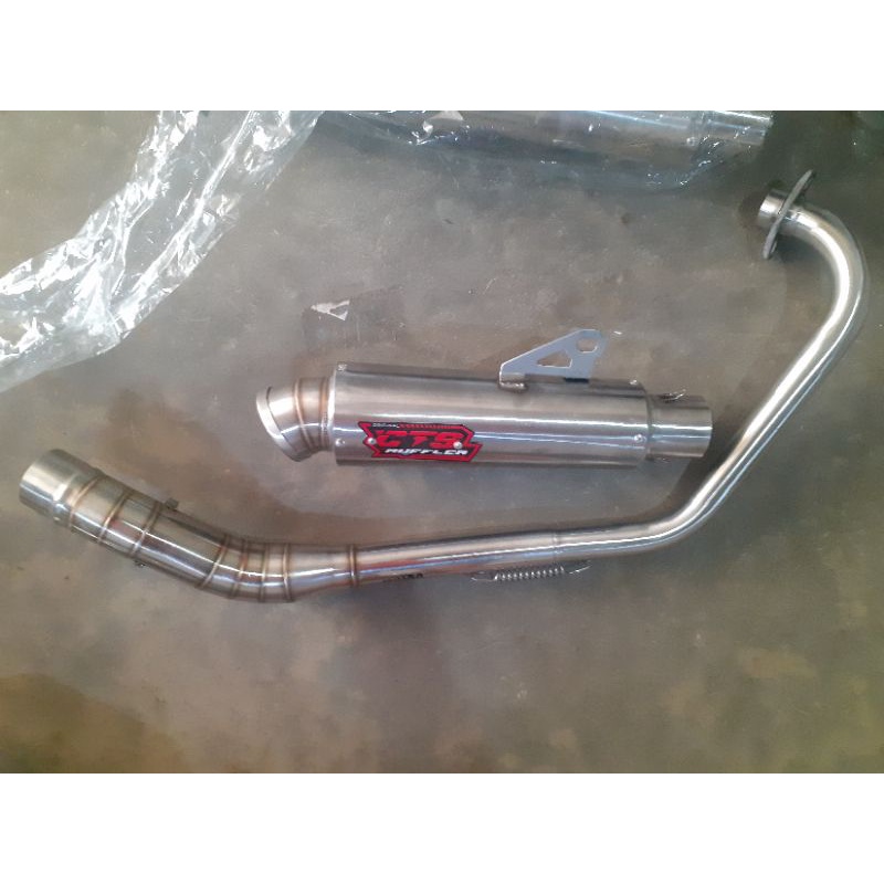 KENALPOT RACING CTS MUFFLER MODEL KOMPETISI BUAT MOTOR FU MX VIXION CBR SONIC VERZA DLL