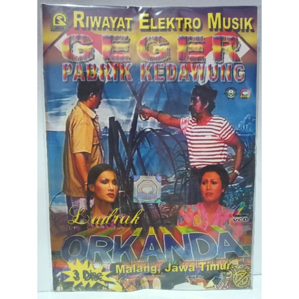 VCD original kesenian ludruk Orkanda lakon geger pabrik Kedawung (bundling 2 disc)