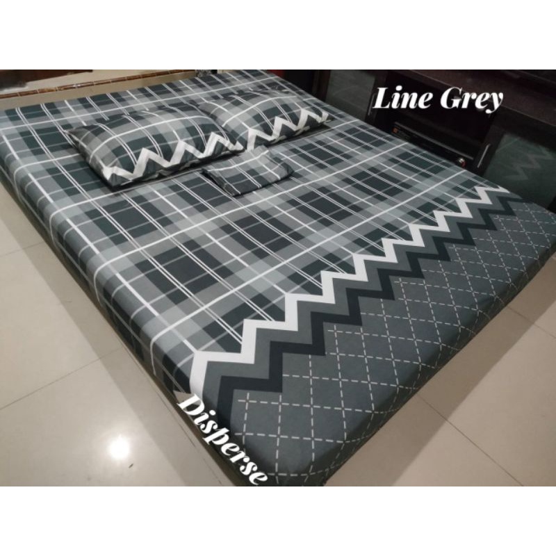 Sprei Line Grey