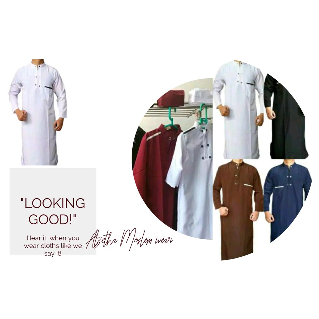 JUBAH PRIA DEWASA / GAMIS PRIA DEWASA PALING LARIS DAN POPULER