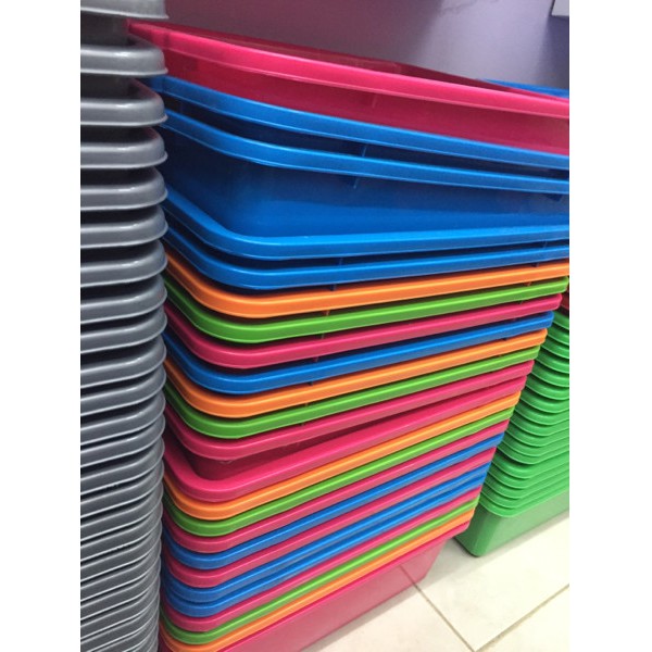 bak pasir kucing / cat litter box / bak segi empat lion star no 2