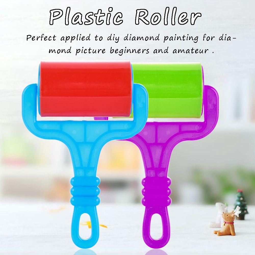 R-flower Random Color Diamond Painting Roller Art Multifungsi Rolling Pin 5D Cross Stitch Aksesoris