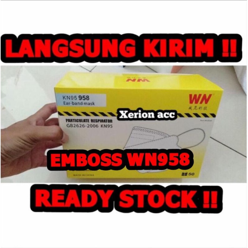 Masker KF94 Putih 4 ply 4ply evo mask isi 50 pcs KN95 WN 958