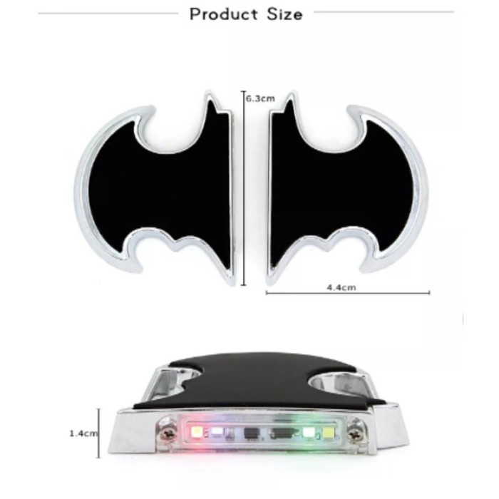 Car LED Batman Door Opening Warning Lampu Peringatan Safety Buka Pintu Mobil