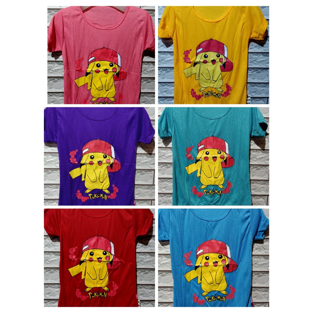 LEANA58 KAOS ANAK-ANAK POKEMON