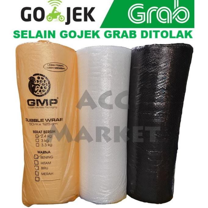 

BARU Bubble Wrap Plastik Roll 50m x 125cm Packing Buble - ECO HITAM