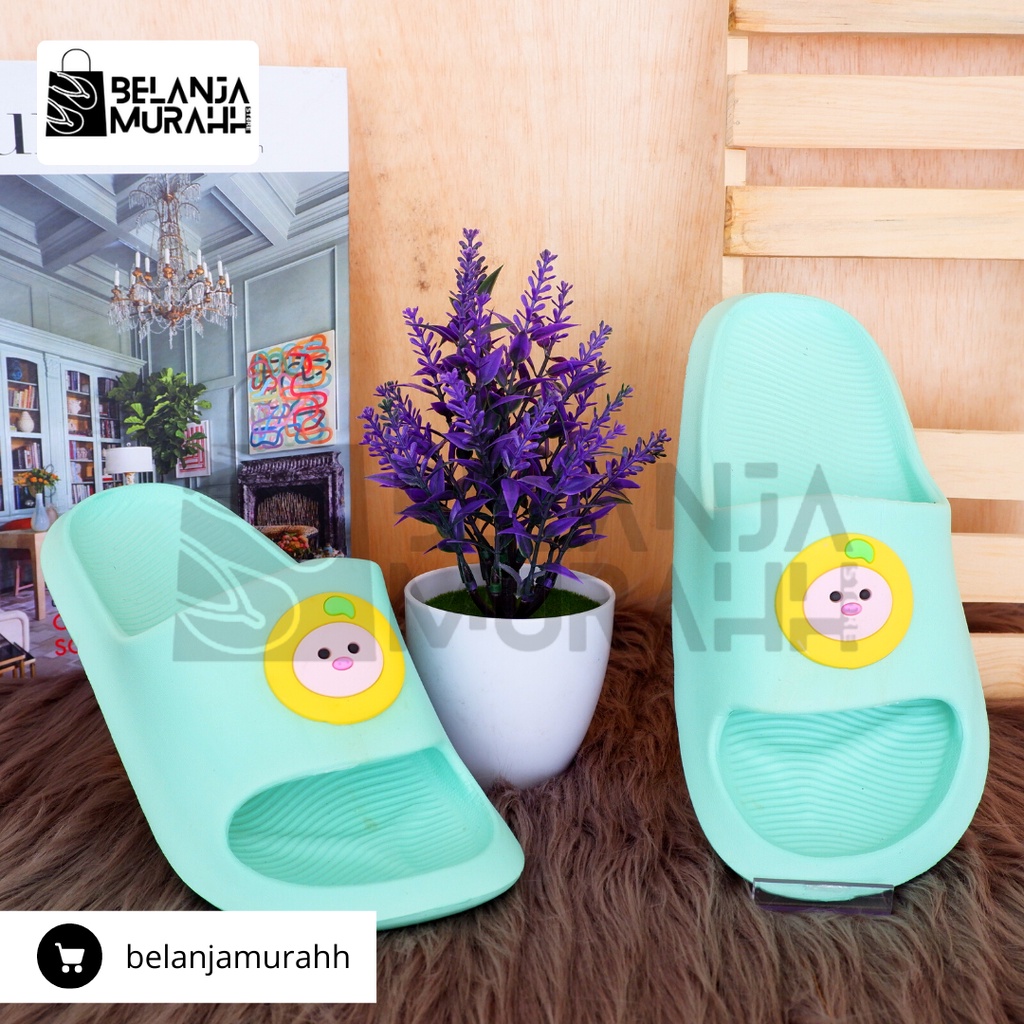 Sandal Anak Model Slide / Slop Karet New Arrival Bermotif Laki-Laki Prempuan