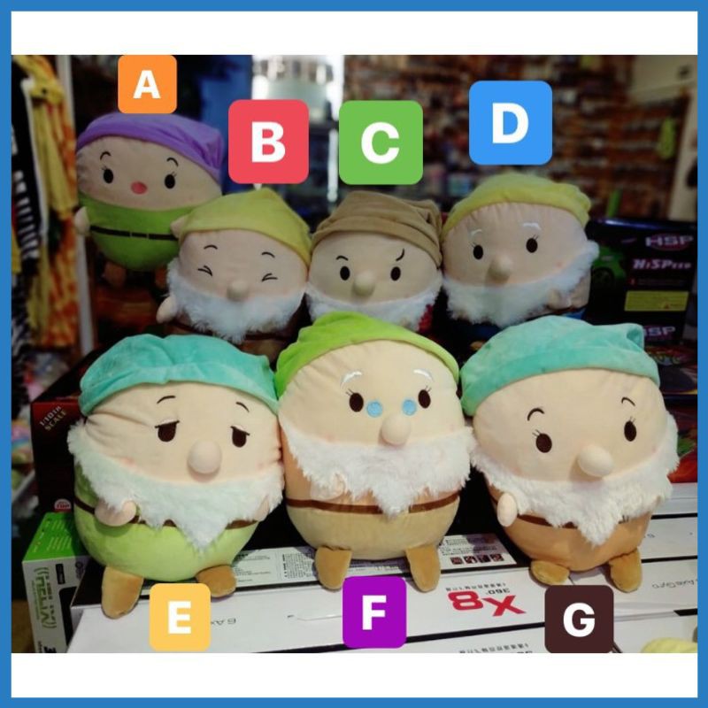 BONEKA DINOSAURUS UN1 BONEKA DISNEY UFUFY DWARF KURCACI SNOW