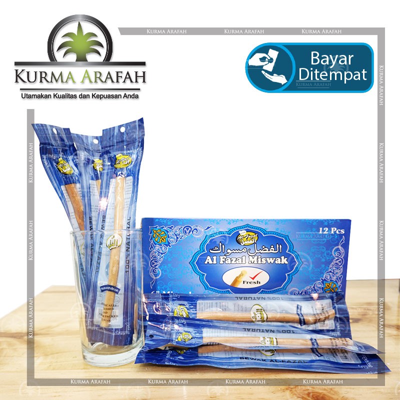 Siwak Kecil Al Fazal Original Product / Kayu Miswak  Al Fazal per pcs