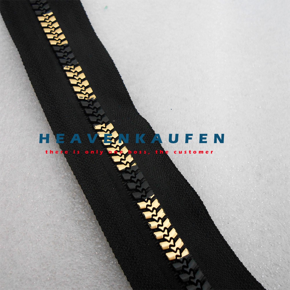 Resleting Zipper 25 cm Vislon Variasi Besar No 8 Untuk Busana Pakaian Wanita Dll