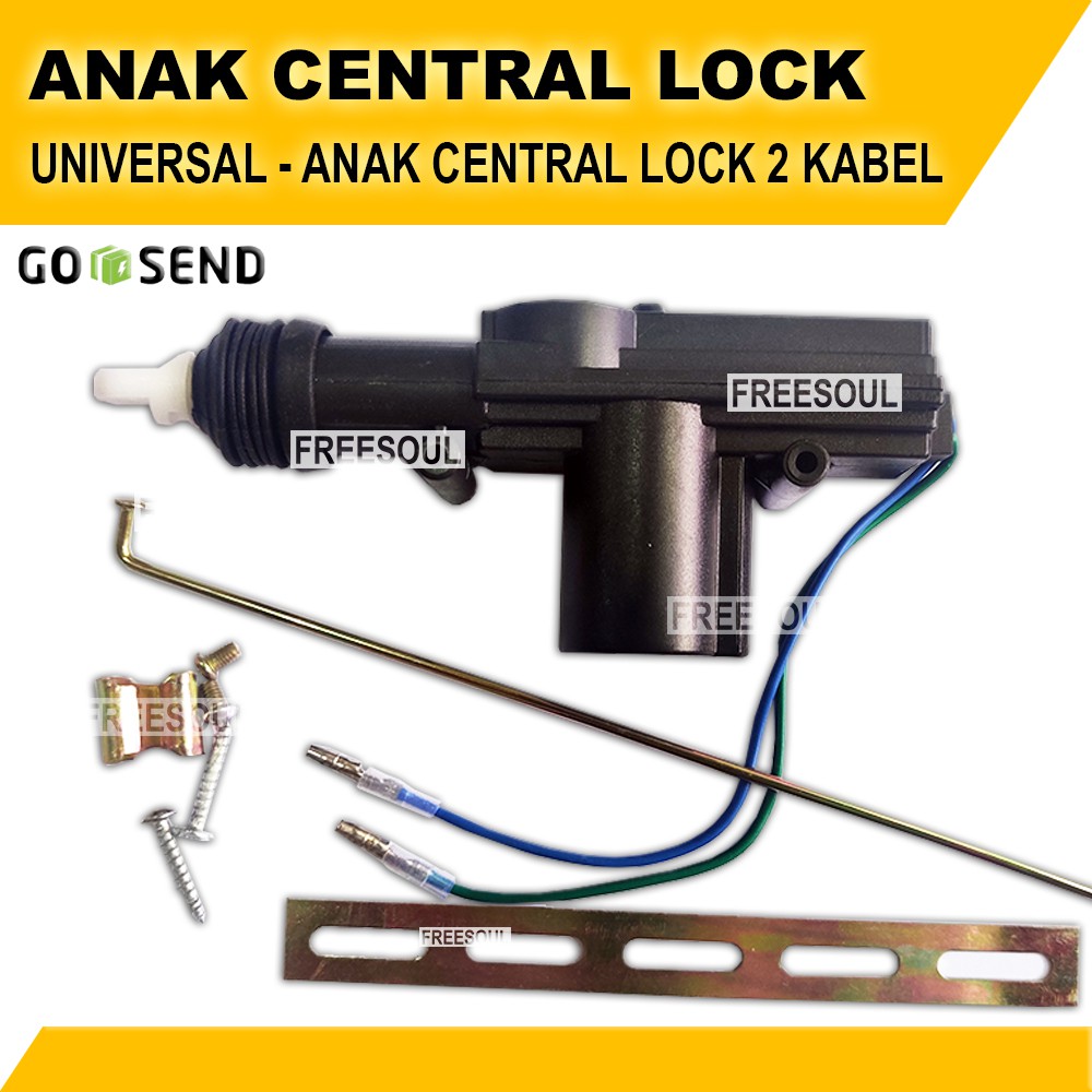 Anak Central Lock - Anakan Central Lock Kabel Dua Piston