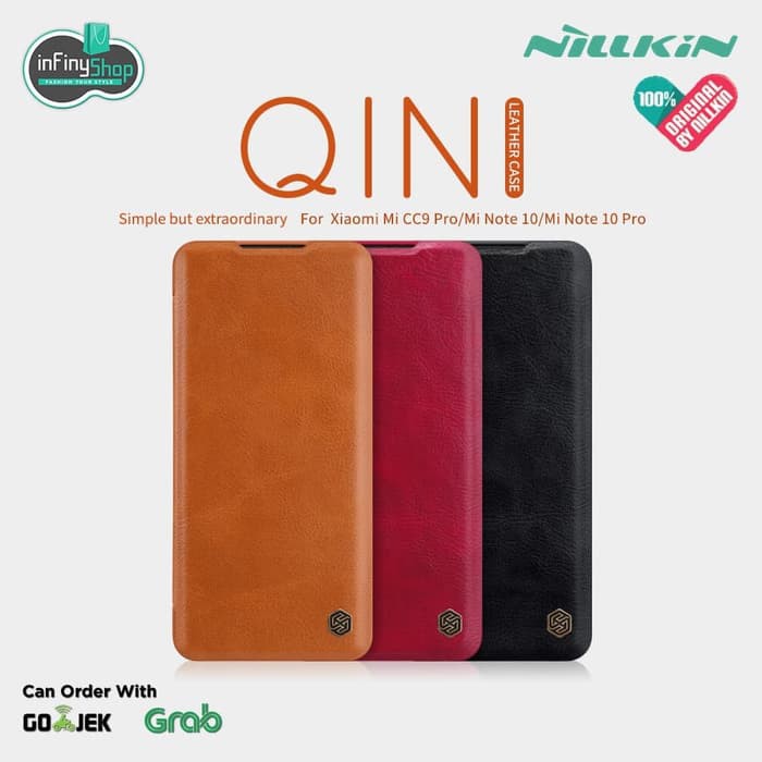 XIAOMI MI NOTE 10 / MI NOTE 10 PRO / MI CC9 PRO  - NILLKIN QIN LEATHER CASE