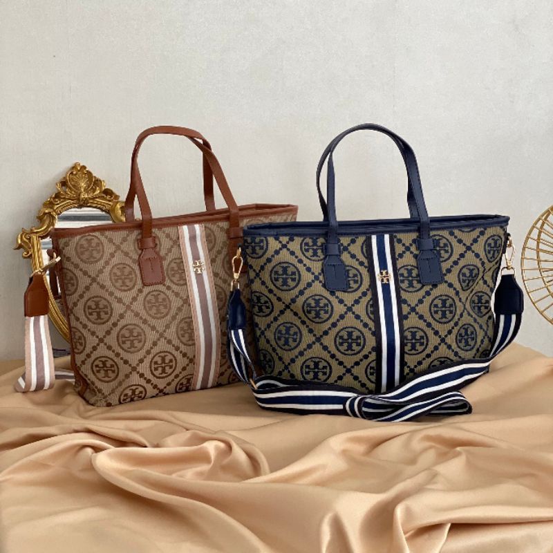 TAS SELEMPANG WANITA||TAS TOTE BAG||TAS TOTE||TOTE BAG TBURCH||TAS BAHU||SHOULDER BAG