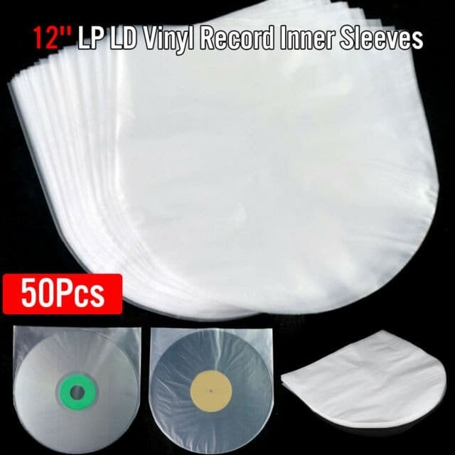 Plastik Vinyl Inner Sleeve Anti Static Piringan Hitam LP 12 inch