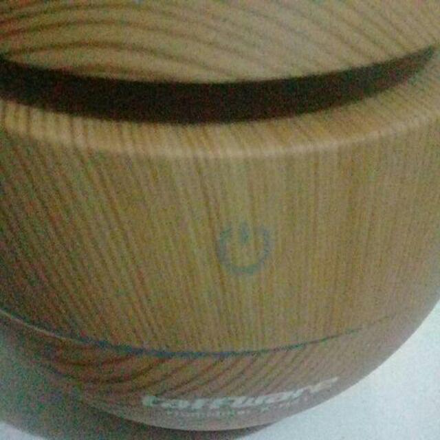 (free Essential Oil) Diffuser Air Humidifier Pewangi Ruangan - Motif Kayu Lubang Samping
