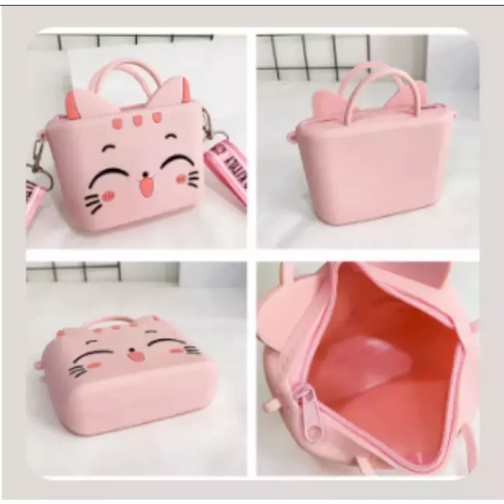 Tas Selempang Anak Jelly Rubber Berkualitas Tas Jelly Tas Karakter Tas Anak Perempuan
