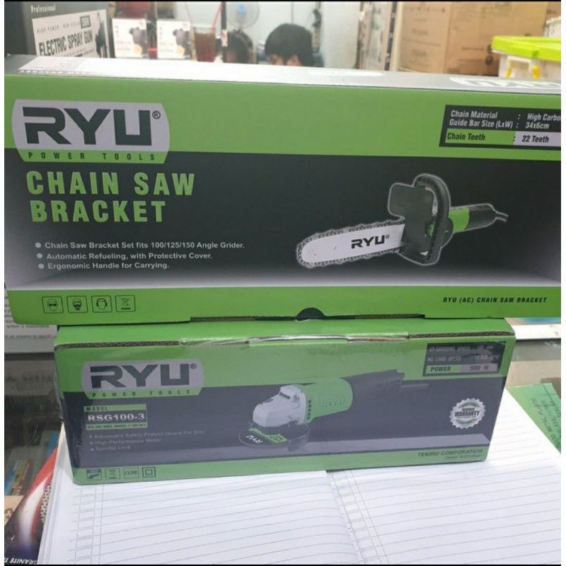 Paket Gerinda Ryu + Chainsaw