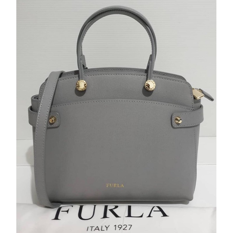 furla agatha small grey