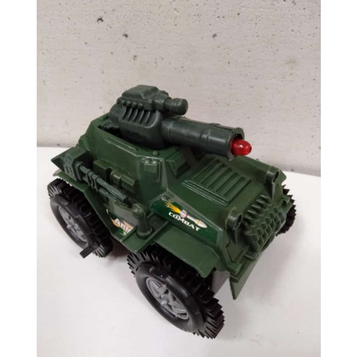 136 - Mainan Mobil Tank Army Hijau dan Coklat SW136