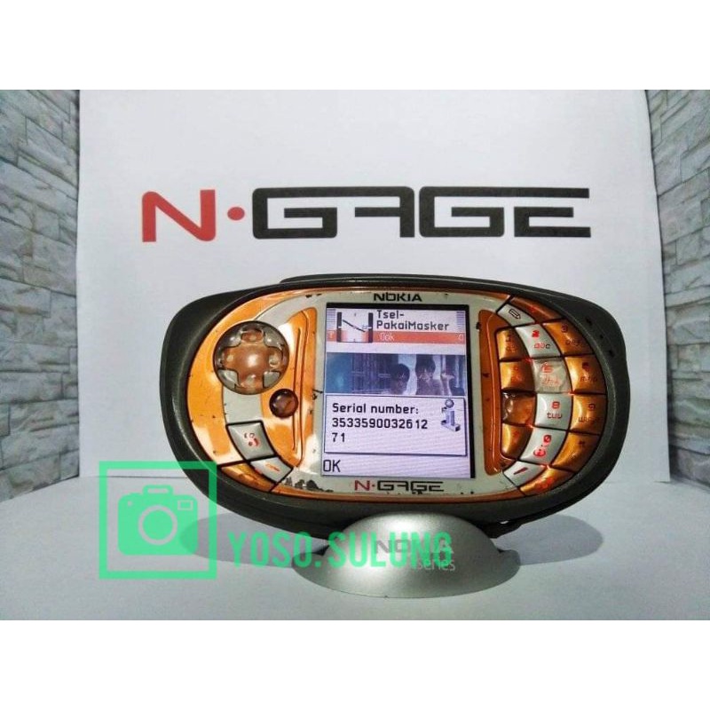 n gage qd gold original Finland IMEI tembus