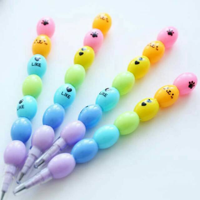 

Pensil Kacang Warna - Warni