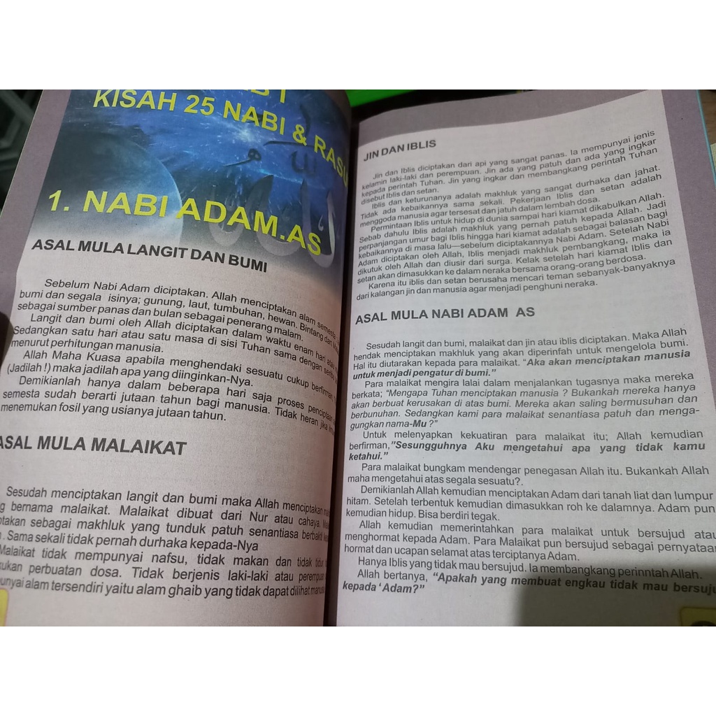 SERBA JAYA 25 NABI &amp; RASUL - Buku Cerita Pengetahuan Islami Anak Kisah Teladan disertai Aqidah Islam (FULL COLOR)