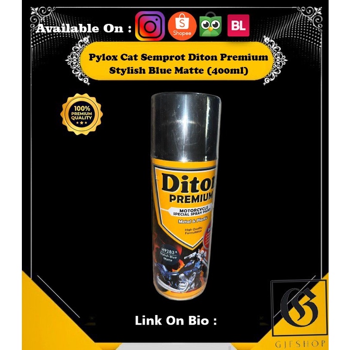 Pylox Cat Semprot Diton Premium Stylish Blue Matte 400ml