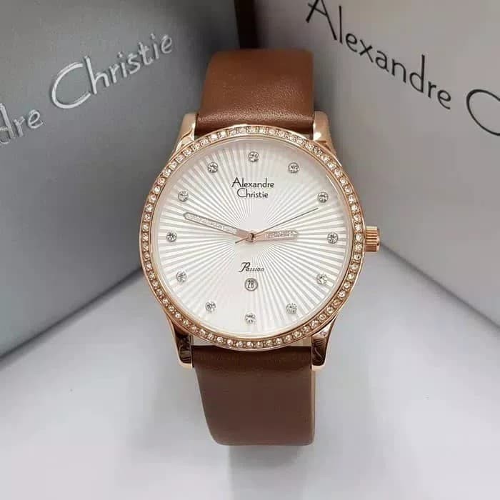 Jam Tangan Wanita Alexandre Christie Original New Model AC3753