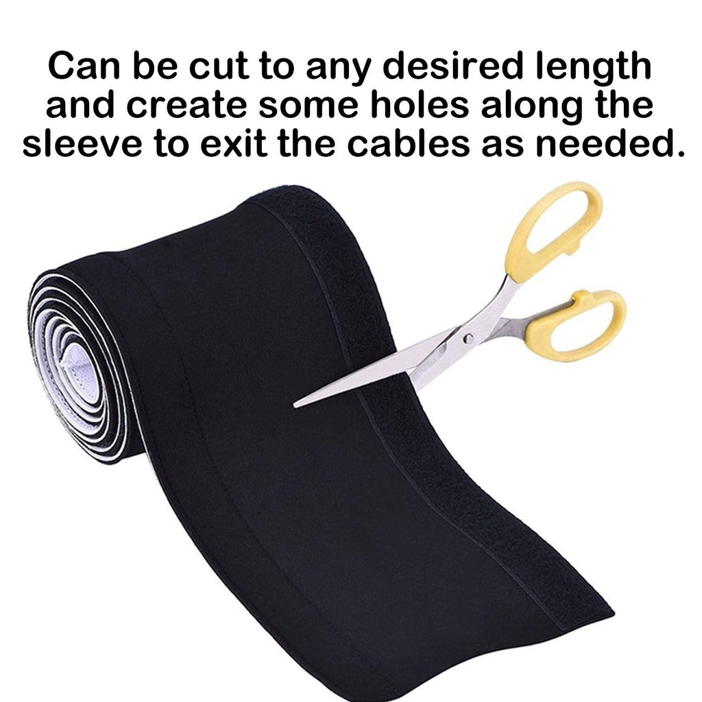 Selongsong Pengatur Kabel Agustina 0.5m /1m /1.5m /2.03m/3m 100cm 125cm Cord Neoprene Wrap Wire