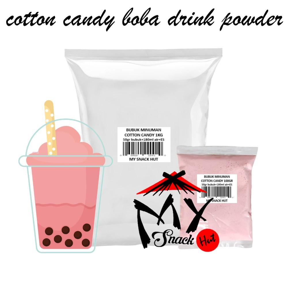 

BUBUK MINUMAN COTTON CANDY 100GR - SERBUK PERMEN KARET PINK PING KOTON KENDI BOBA BUBBLE DRINK POWDER Berkualitas