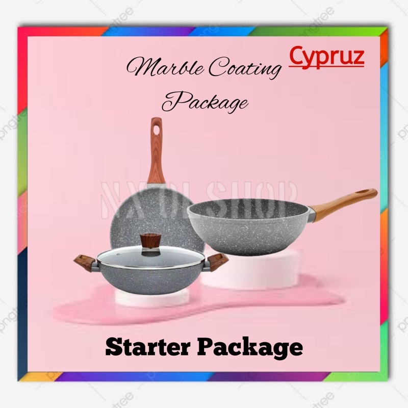 Cypruz - Starter Package panci Kuali cypruz Cookware set