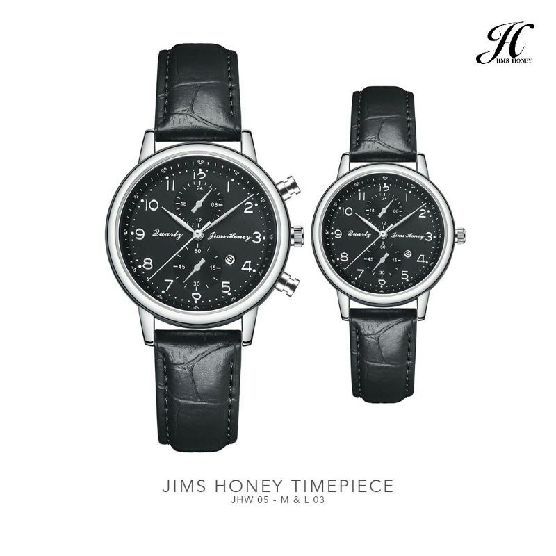 Jam Tangan Couple Kulit Anti Air Jims Honey JHW 05 Jims Honey Original
