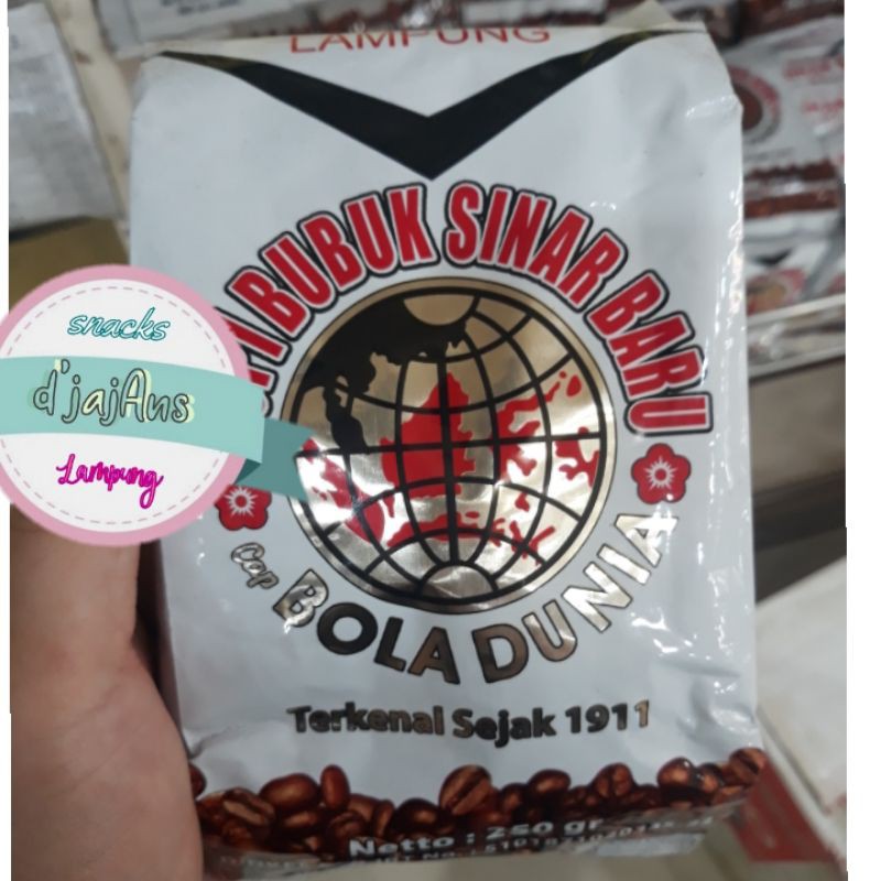 

KOPI BUBUK SINAR BARU BOLA DUNIA SUPER 250GR / KOPI LAMPUNG SINAR BARU