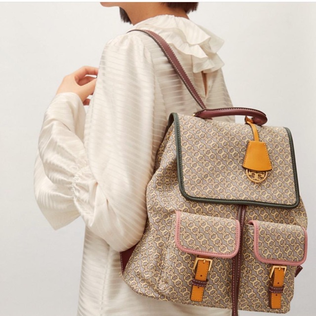 Tb perry jacquard flap backpack
