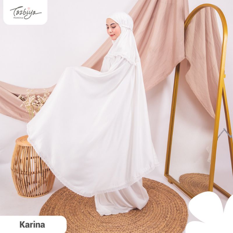 MUKENA TAZBIYA KARINA WHITE ALLSIZE