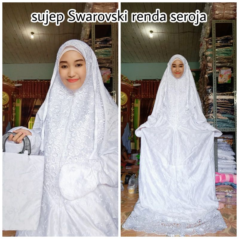 MUKENA TERUSAN SUTRA JEPANG