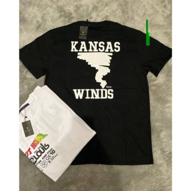 T-SHIRT LV KANSAS KAOS HYPEBEAST UNISEX MIRROR QUALITY