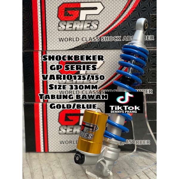 Shock/shockbreaker vario mio beat scoopy uk 330 tbg bawah gp series free stiker ohlin