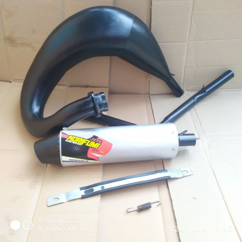 Knalpot udang fiz r fiz foswan satria gtx rpm atas bawah lebih over power