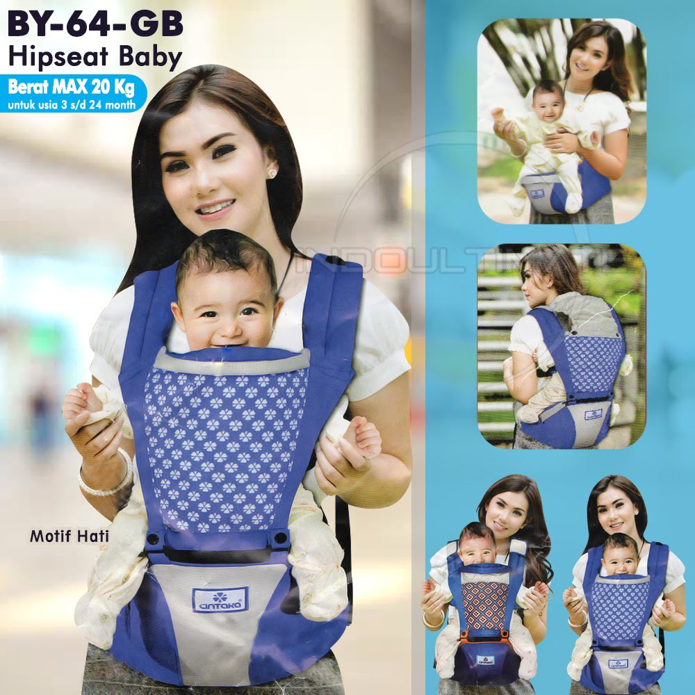 Gendongan Bayi  Depan  Hipseat Bayi  Murah CINTAKA BY 64 GB 