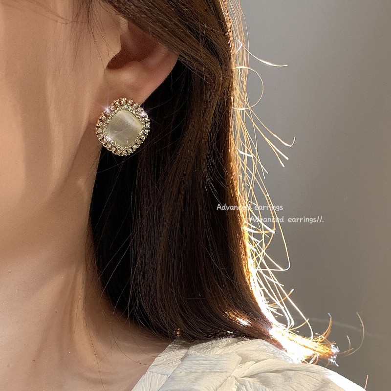 Anting Stud Mutiara Gaya Retro Korea Untuk Wanita