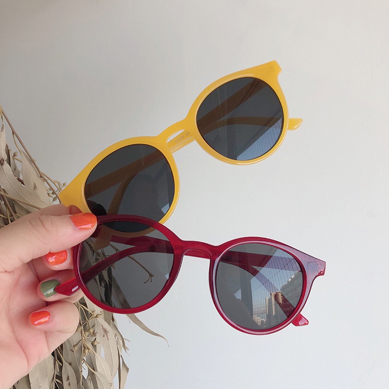 Round Frame Sunglasses Accessories Fashion Hipster Retro