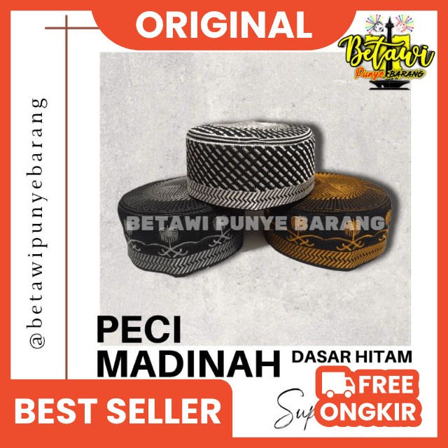 peci kopiah madinah bugis super