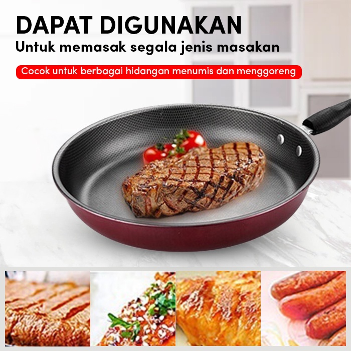 GM Bear Fry Pan Penggorengan Wajan - Wajan Penggorengan Frying Pan