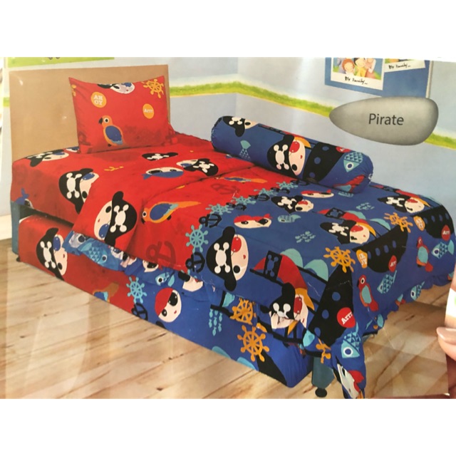 BED COVER PIRATE SET 120x200 LADY ROSE
