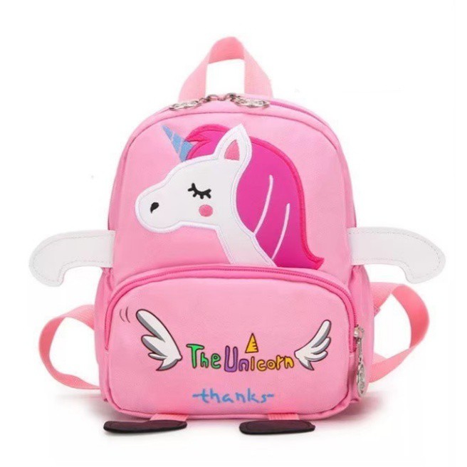 Tas Ransel Anak. Tas Sekolah Perempuan Karakter Kuda Unicorn