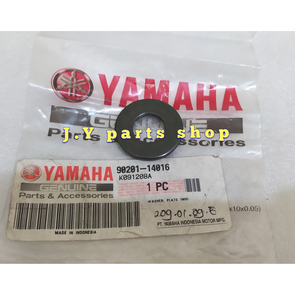 WASHER PLATE RING LUAR AS RODA BELAKANG MIO LAMA SPORTY SMILE SOUL FINO KARBU ORI YGP 90201-14016