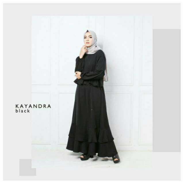Gamis polos kayandra original sylla hijab