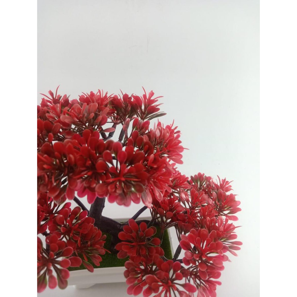 COD BUNGA PLASTIK BUNGA PAJANGAN IMITASI BUNGA ARTIFISIAL BUNGA BONSAI  TANAMAN HIAS PLASTIK BP8851-1
