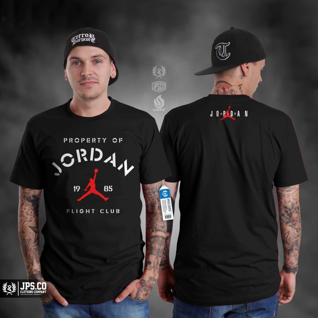 KAOS JORDAN BAJU AIR JORDAN PROPERTY OF FLIGHT CLUB